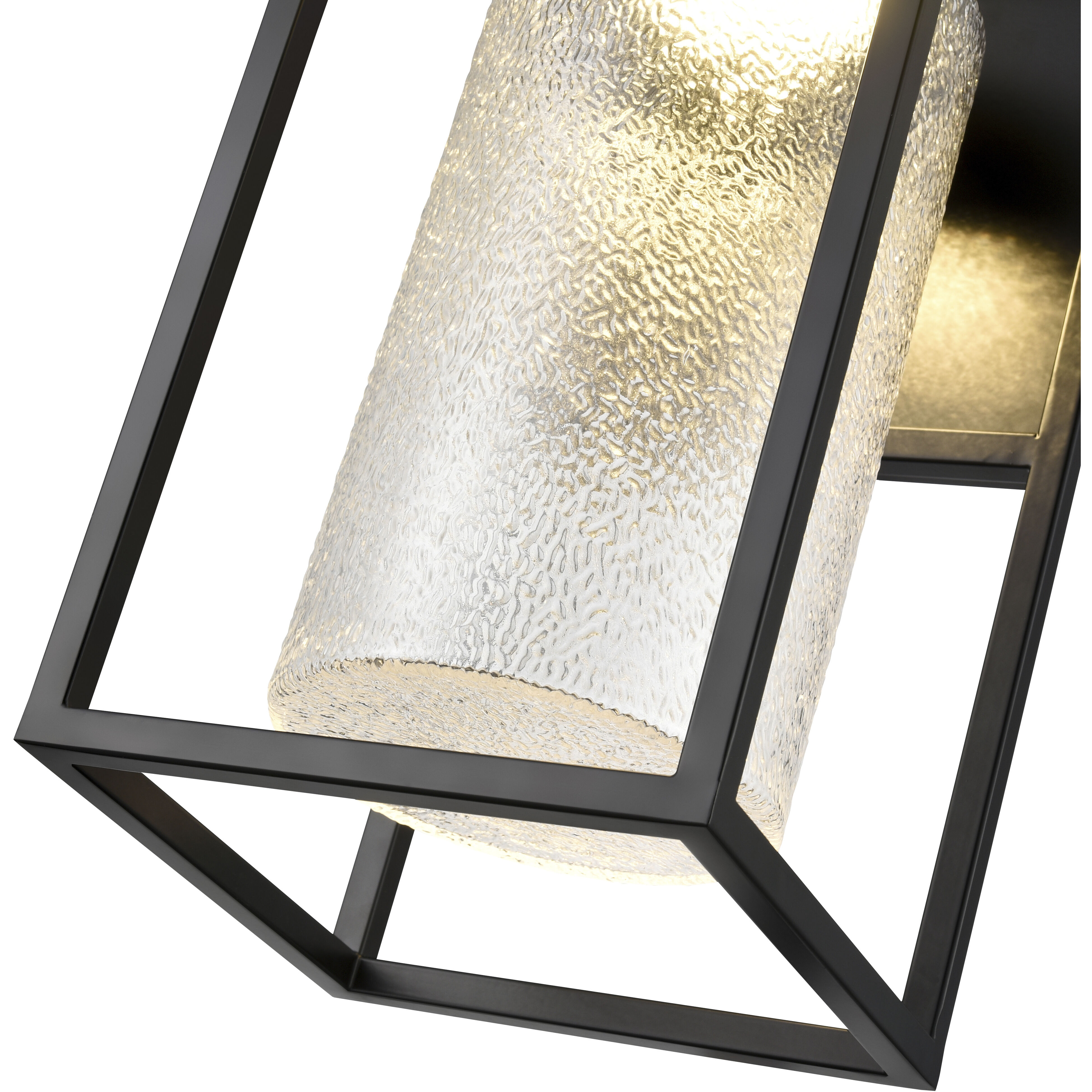 None LED 15.16 inch Powder Coated Black Outdoor Wall Sconce